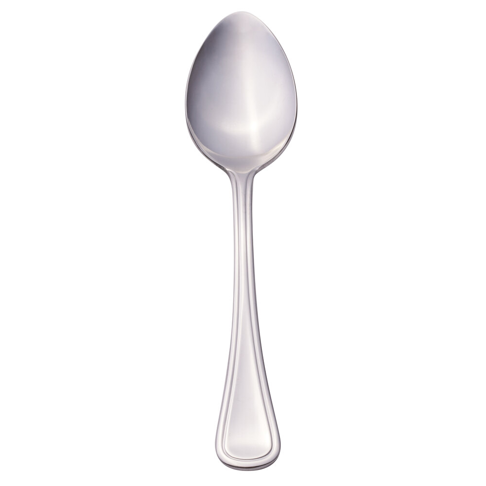 Libbey 888 002 Masterpiece 7 1/8" 18/0 Stainless Steel Heavy Weight Dessert Spoon - 36/Case