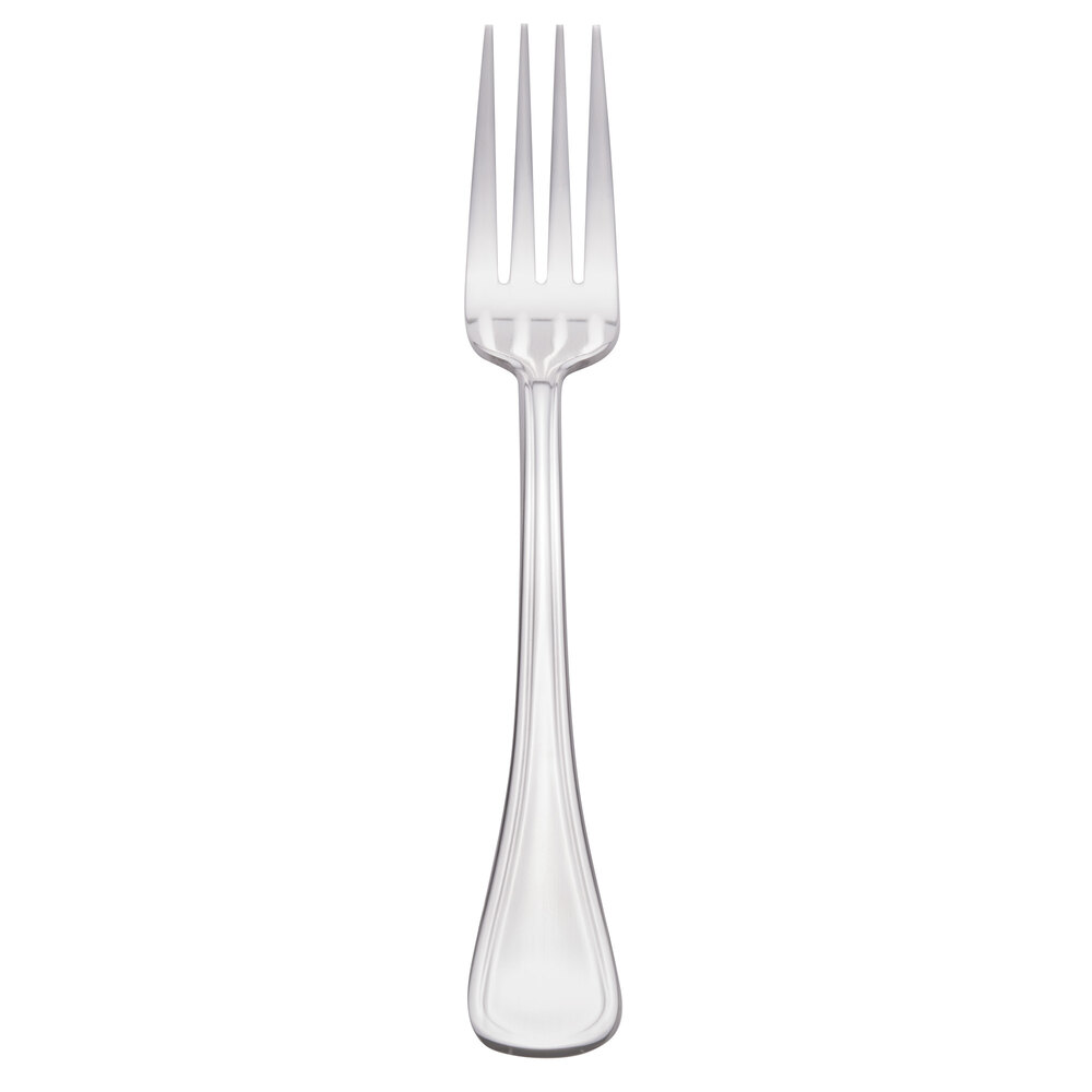 Libbey 888 030 Masterpiece 6 7/8" 18/0 Stainless Steel Heavy Weight Utility / Dessert Fork - 36/Case