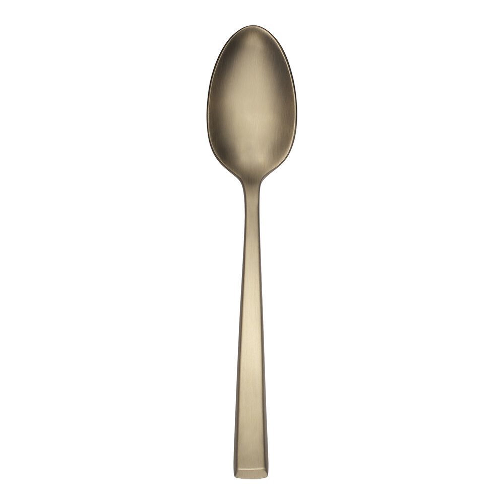 Reserve by Libbey Santorini Gold 6 3/8" 18/10 Stainless Steel Extra Heavy Weight Teaspoon - 12/Case