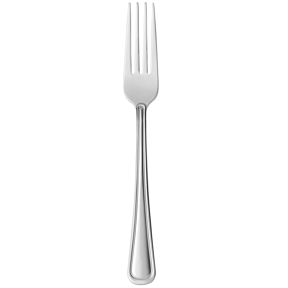 Libbey 918 027 Classic Rim 7 3/4" 18/0 Stainless Steel Heavy Weight Dinner Fork - 36/Case