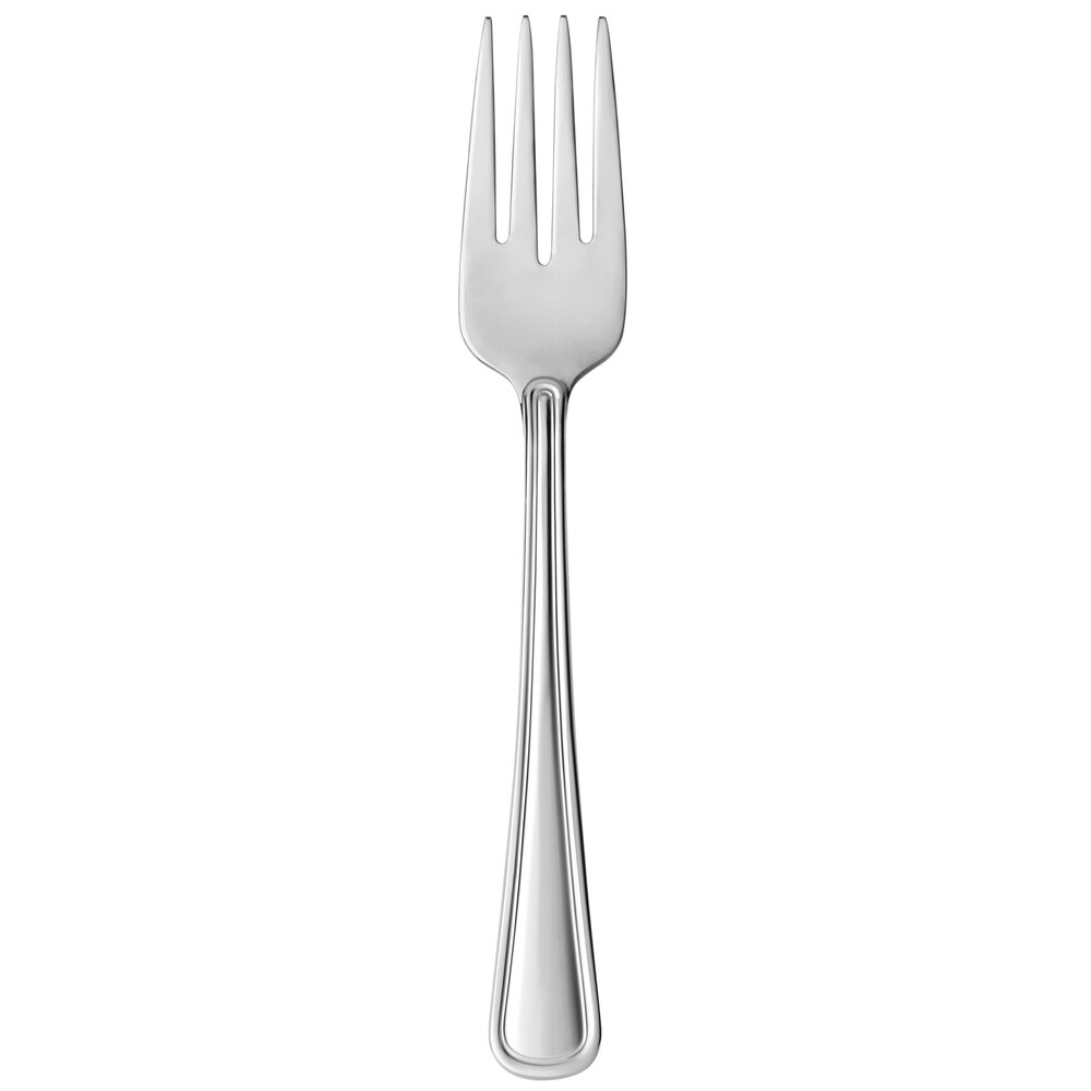 Libbey 918 038 Classic Rim 6 1/2" 18/0 Stainless Steel Heavy Weight Salad Fork - 36/Case