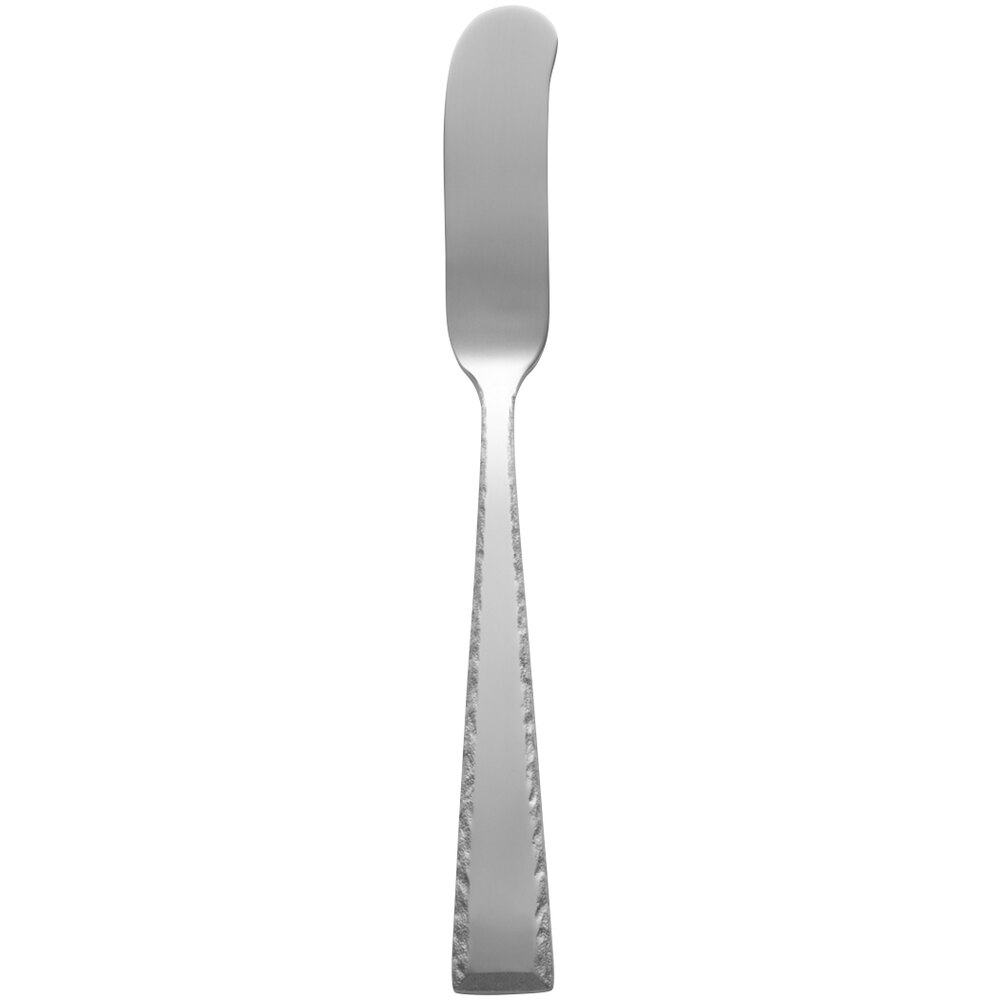 Libbey 926 053 Conde 18/8 Extra Heavy Weight Stainless Steel 6 3/4" Butter Spreader - 12/Case