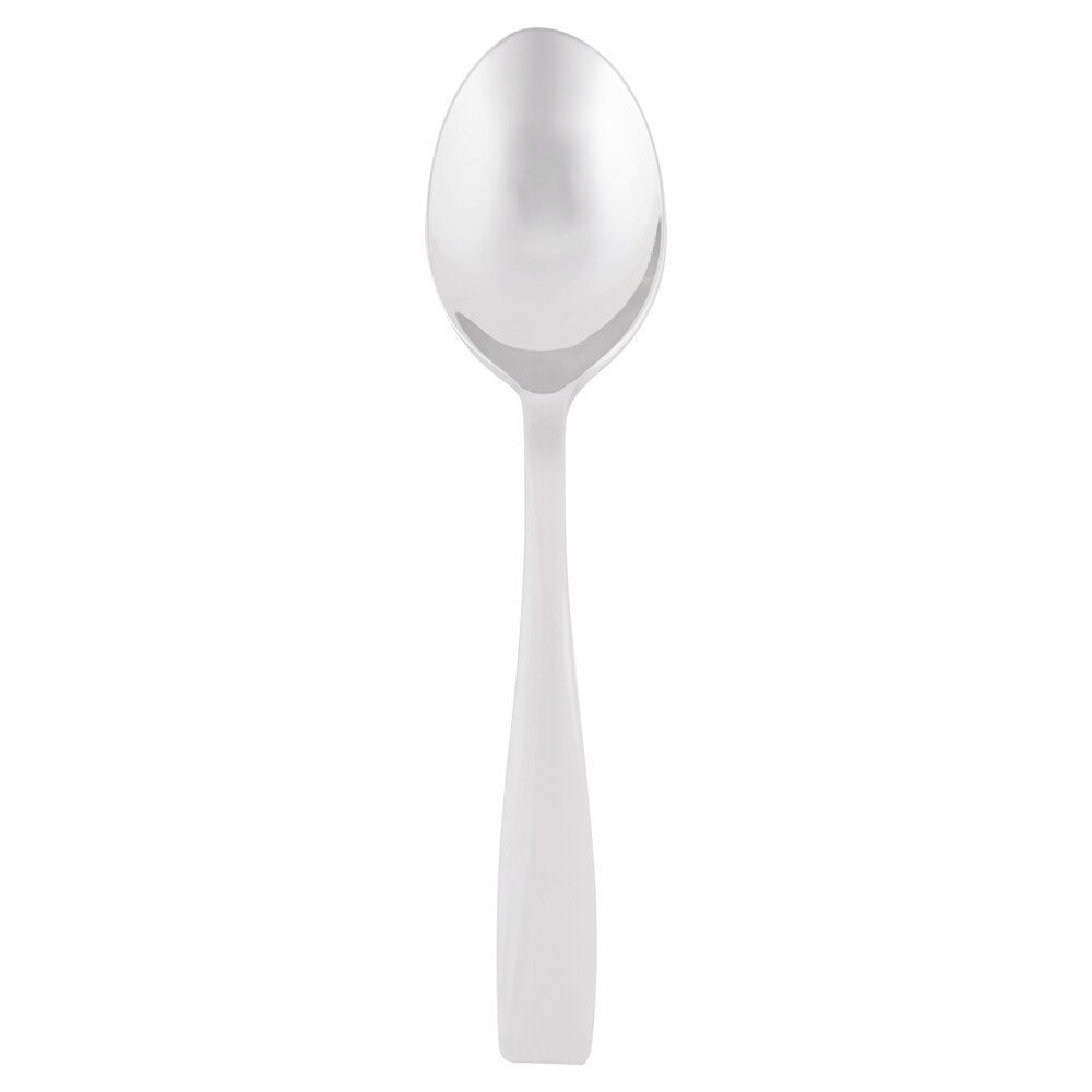 Libbey 929 002 Quartet 7 1/4" 18/8 Stainless Steel Extra Heavy Weight Dessert Spoon - 12/Case