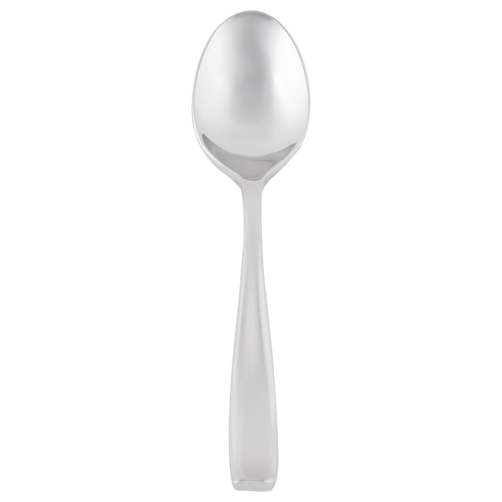 Libbey 929 007 Quartet 4 3/8" 18/8 Stainless Steel Extra Heavy Weight Demitasse Spoon - 12/Case