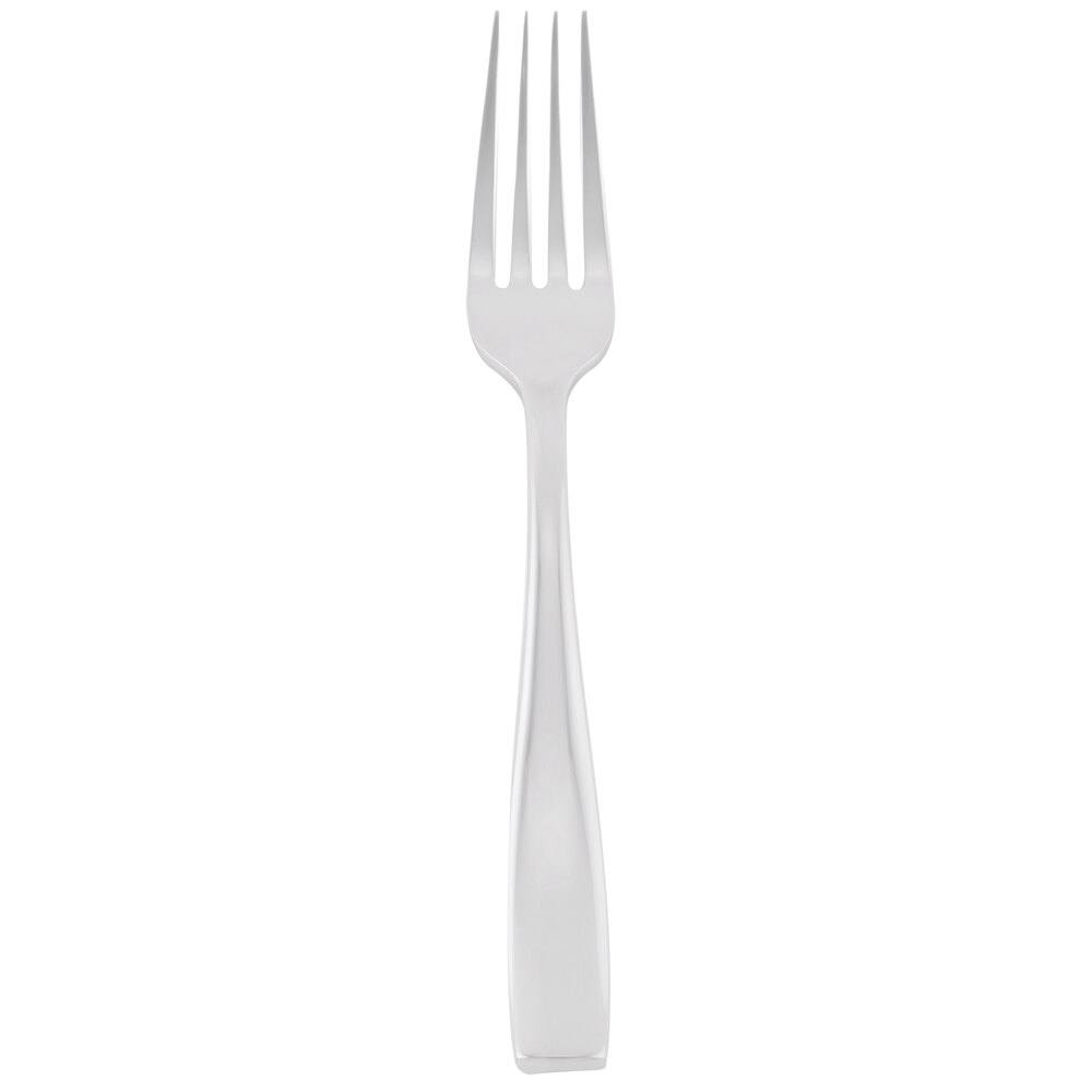 Libbey 929 027 Quartet 8 1/8" 18/8 Stainless Steel Extra Heavy Weight Dinner Fork - 12/Case