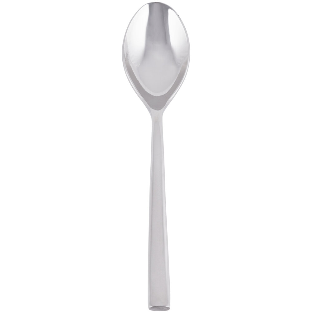 Libbey 930 007 Briossa 4 3/8" 18/8 Stainless Steel Extra Heavy Weight Demitasse Spoon - 12/Case