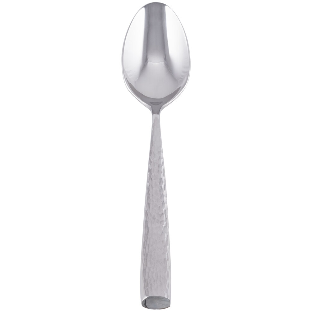 Libbey 931 002 Chivalry 18/8 Extra Heavy Weight Stainless Steel 7 1/4" Dessert Spoon - 12/Case