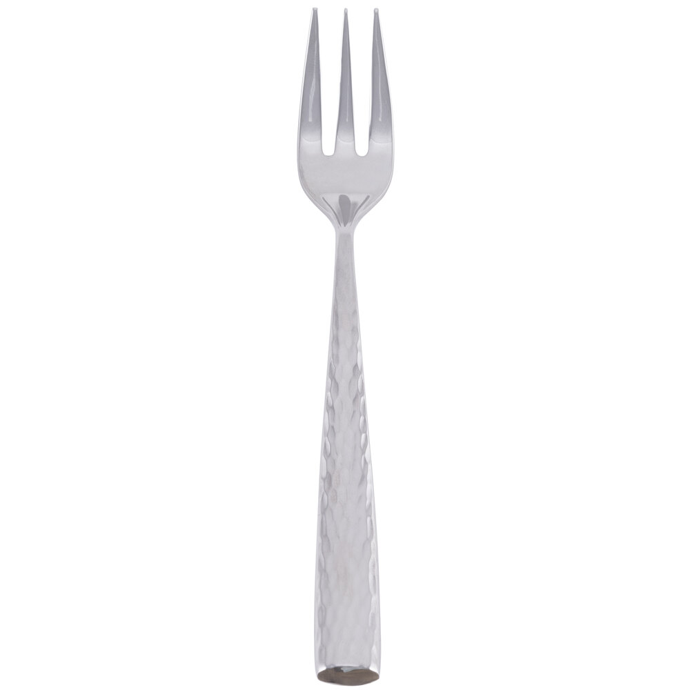 Libbey 931 029 Chivalry 18/8 Extra Heavy Weight Stainless Steel 6 1/8" Cocktail Fork - 12/Case
