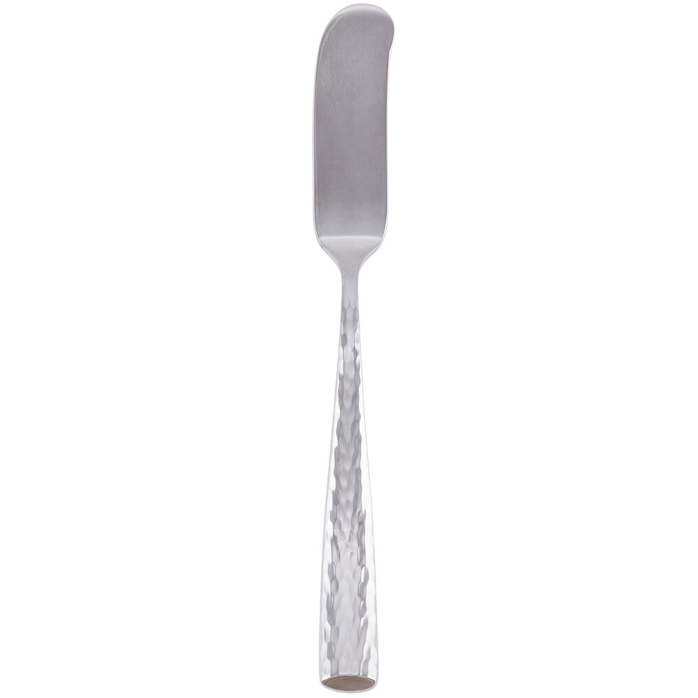 Libbey 931 053 Chivalry 18/8 Extra Heavy Weight Stainless Steel 6 3/4" Butter Spreader - 12/Case