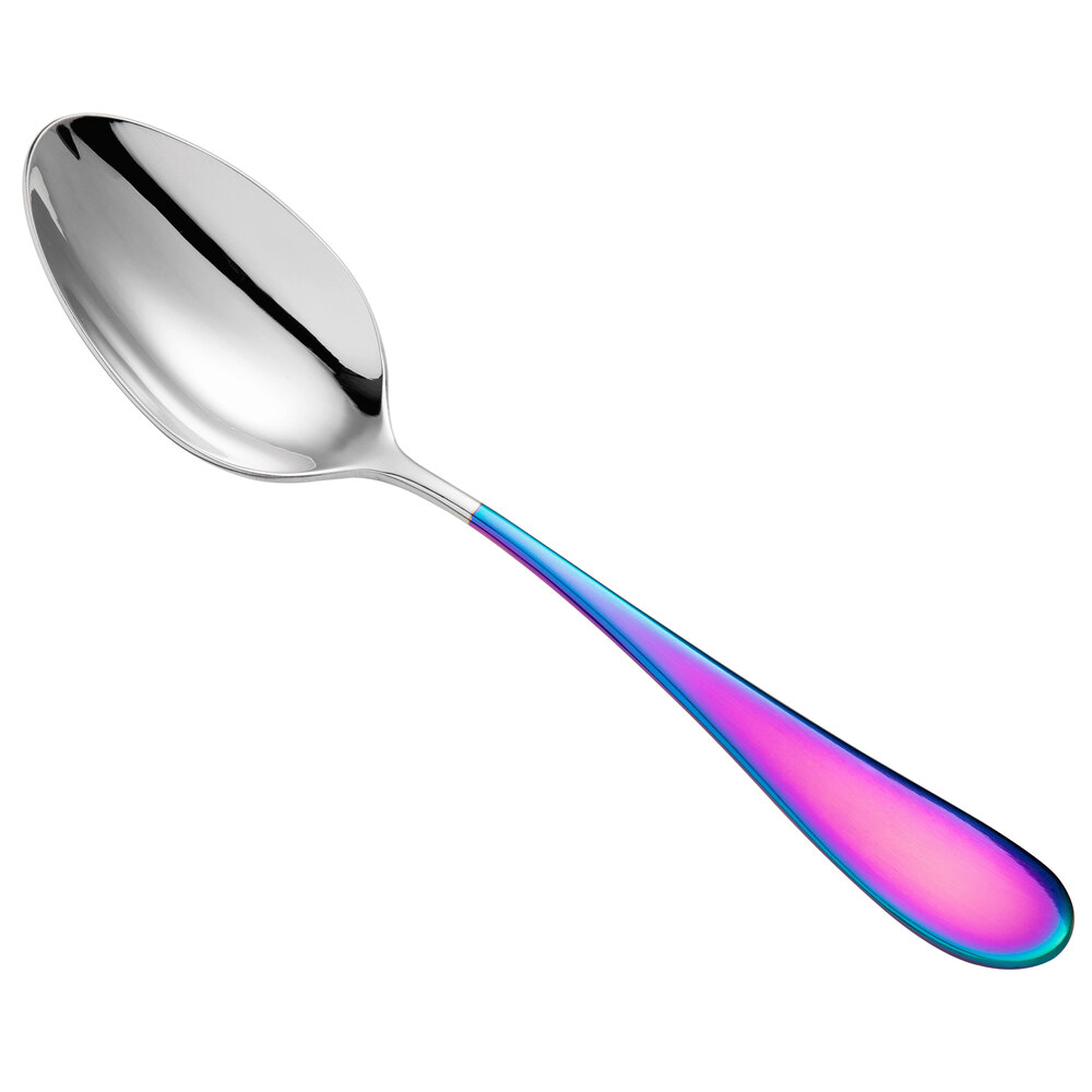Reserve by Libbey 933 001 Santa Cruz Chroma 6 7/8" 18/10 Stainless Steel Extra Heavy Weight Teaspoon - 12/Case