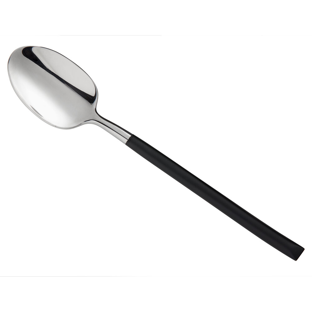 Reserve by Libbey 934-002 High Rise 8 5/8" 18/10 Stainless Steel Extra Heavy Weight Dessert Spoon - 36/Case