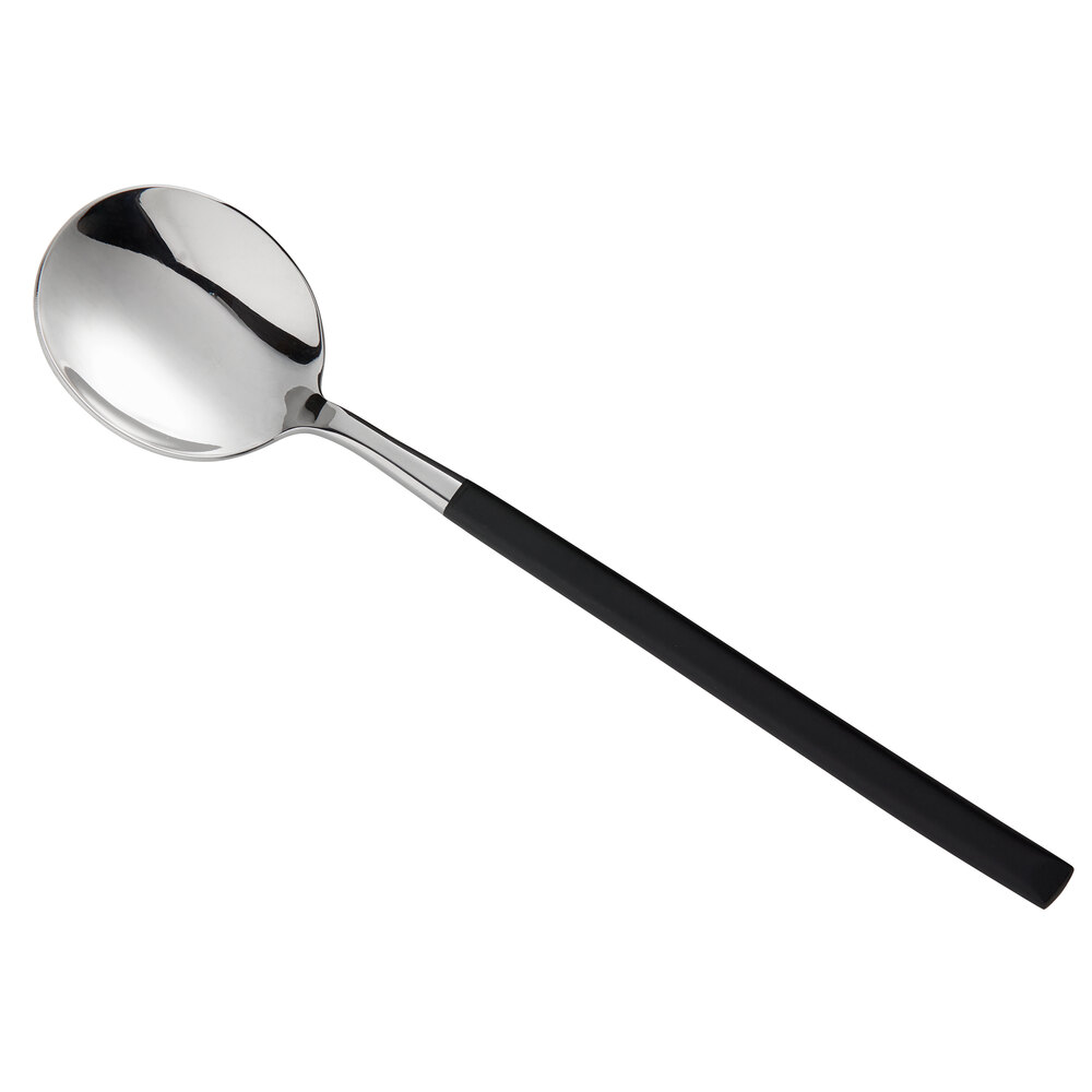 Reserve by Libbey 934-003 High Rise 8 1/4" 18/10 Stainless Steel Extra Heavy Weight Round Bowl Soup Spoon - 36/Case