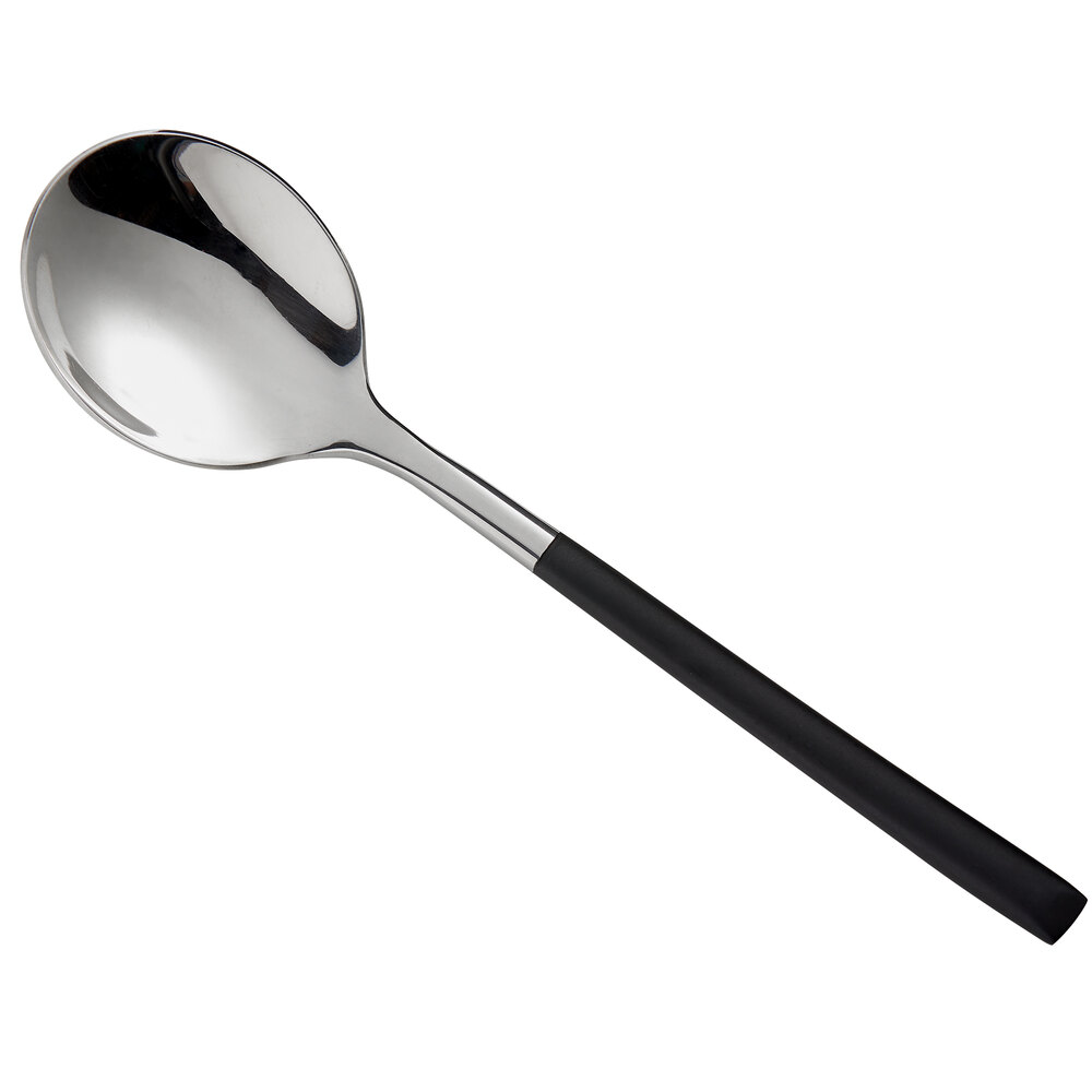 Reserve by Libbey 934-016 High Rise 6 3/8" 18/10 Stainless Steel Extra Heavy Weight Bouillon Spoon - 36/Case