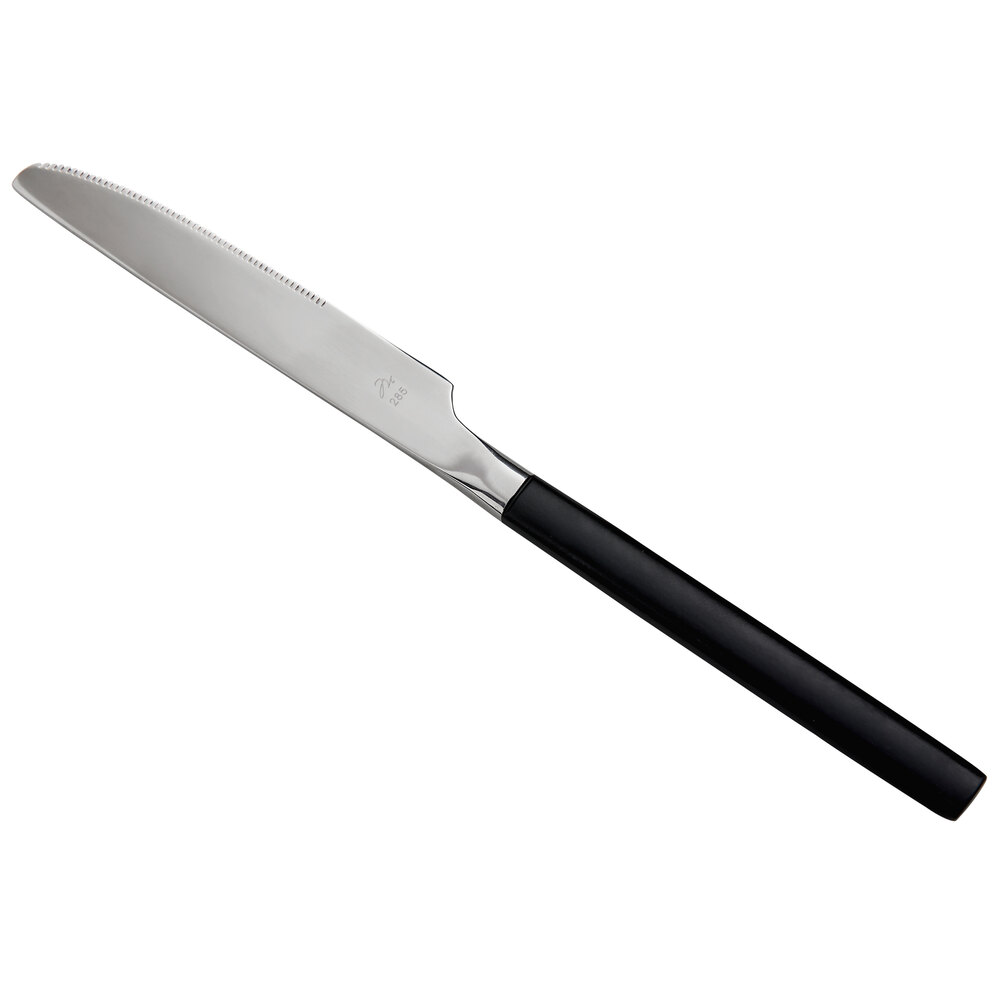 Reserve by Libbey 934-5501 High Rise 8 3/4" 18/10 Stainless Steel Extra Heavy Weight Dinner Knife - 12/Case