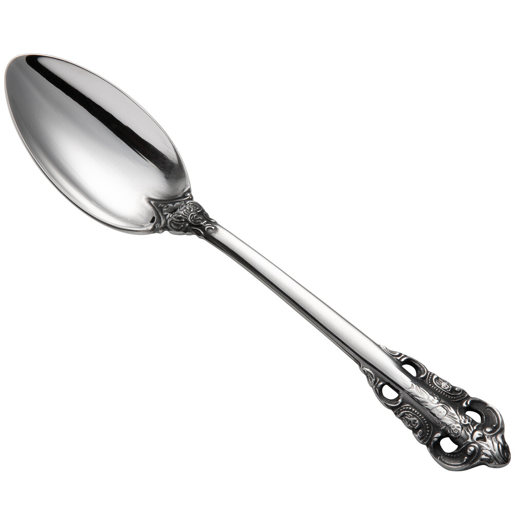 Reserve by Libbey 935 001 Giovanni 6 3/8" 18/10 Stainless Steel Extra Heavy Weight Teaspoon - 12/Case