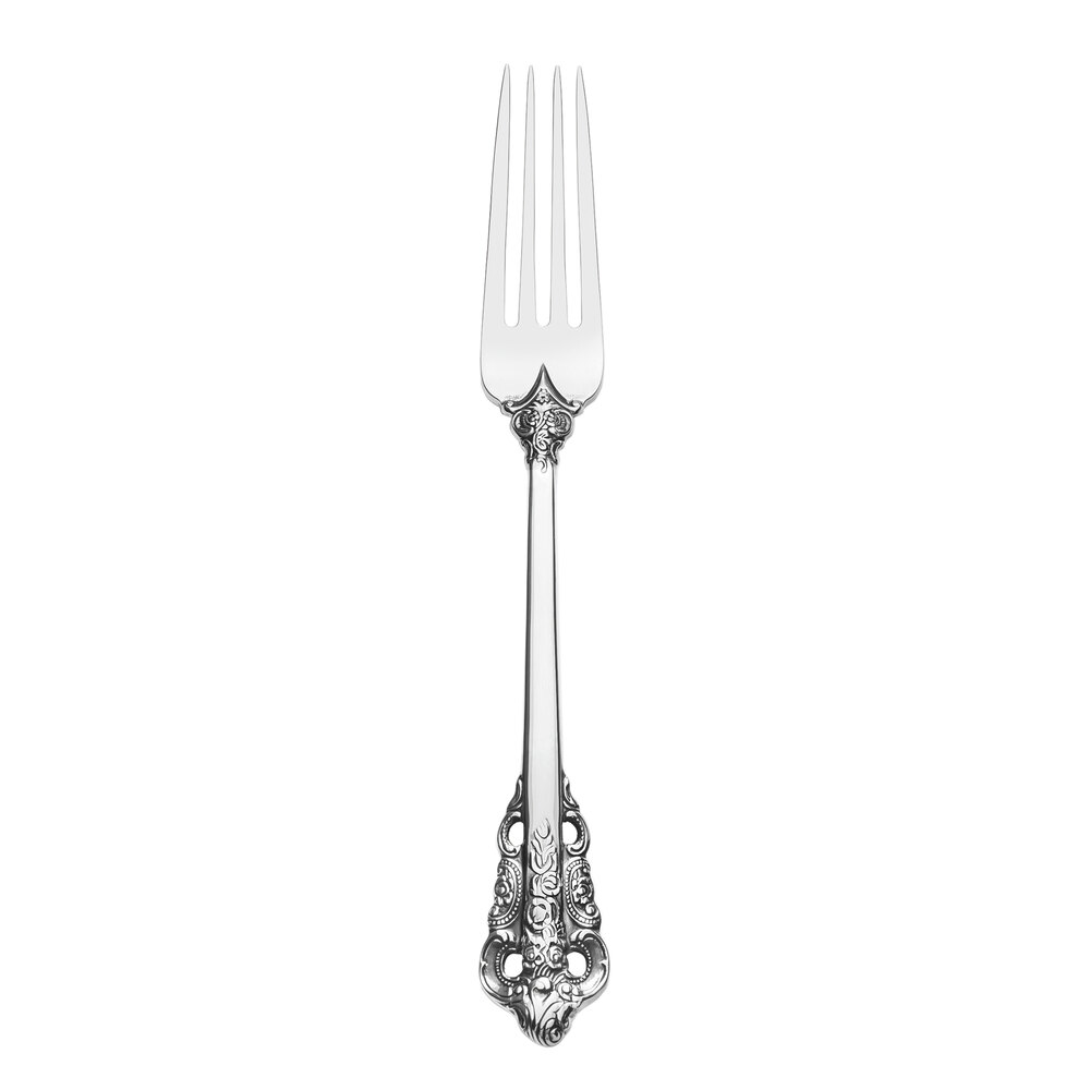 Reserve by Libbey 935 027 Giovanni 8 1/8" 18/10 Stainless Steel Extra Heavy Weight Dinner Fork - 12/Case