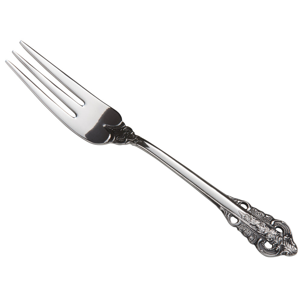 Reserve by Libbey 935 029 Giovanni 5 3/8" 18/10 Stainless Steel Extra Heavy Weight Cocktail Fork - 12/Case