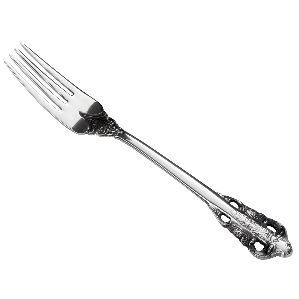 Reserve by Libbey 935 038 Giovanni 6" 18/10 Stainless Steel Extra Heavy Weight Salad Fork - 12/Case