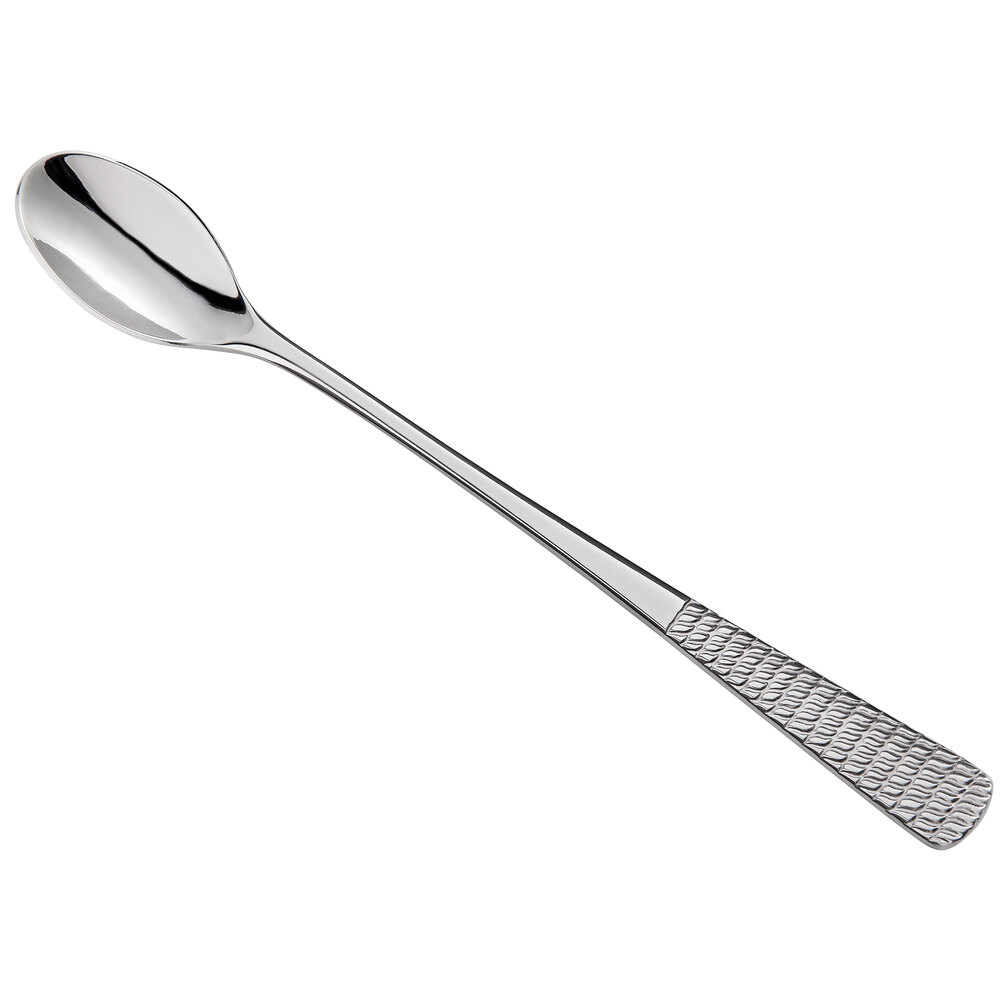 Reserve by Libbey 936-021 Bayside 7 3/4" 18/10 Stainless Steel Extra Heavy Weight Iced Tea Spoon - 12/Case