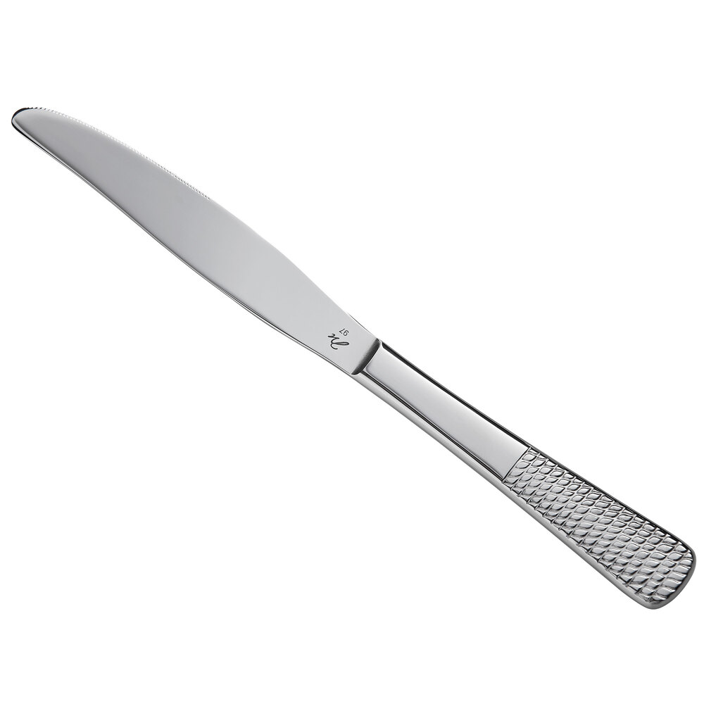 Reserve by Libbey 936-5501 Bayside 9 3/8" 18/10 Stainless Steel Extra Heavy Weight Dinner Knife - 12/Case