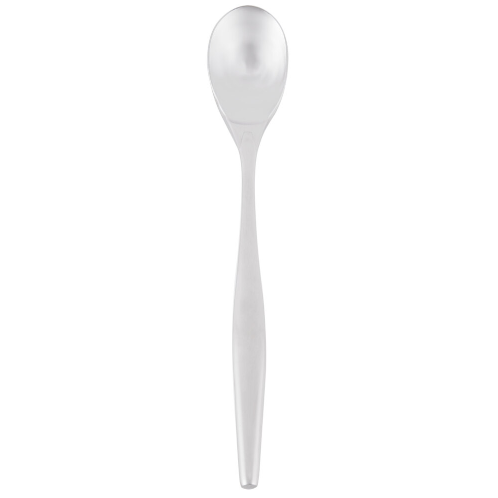 Libbey 937 021 Slenda 8" 18/8 Stainless Steel Extra Heavy Weight Iced Tea Spoon - 36/Case