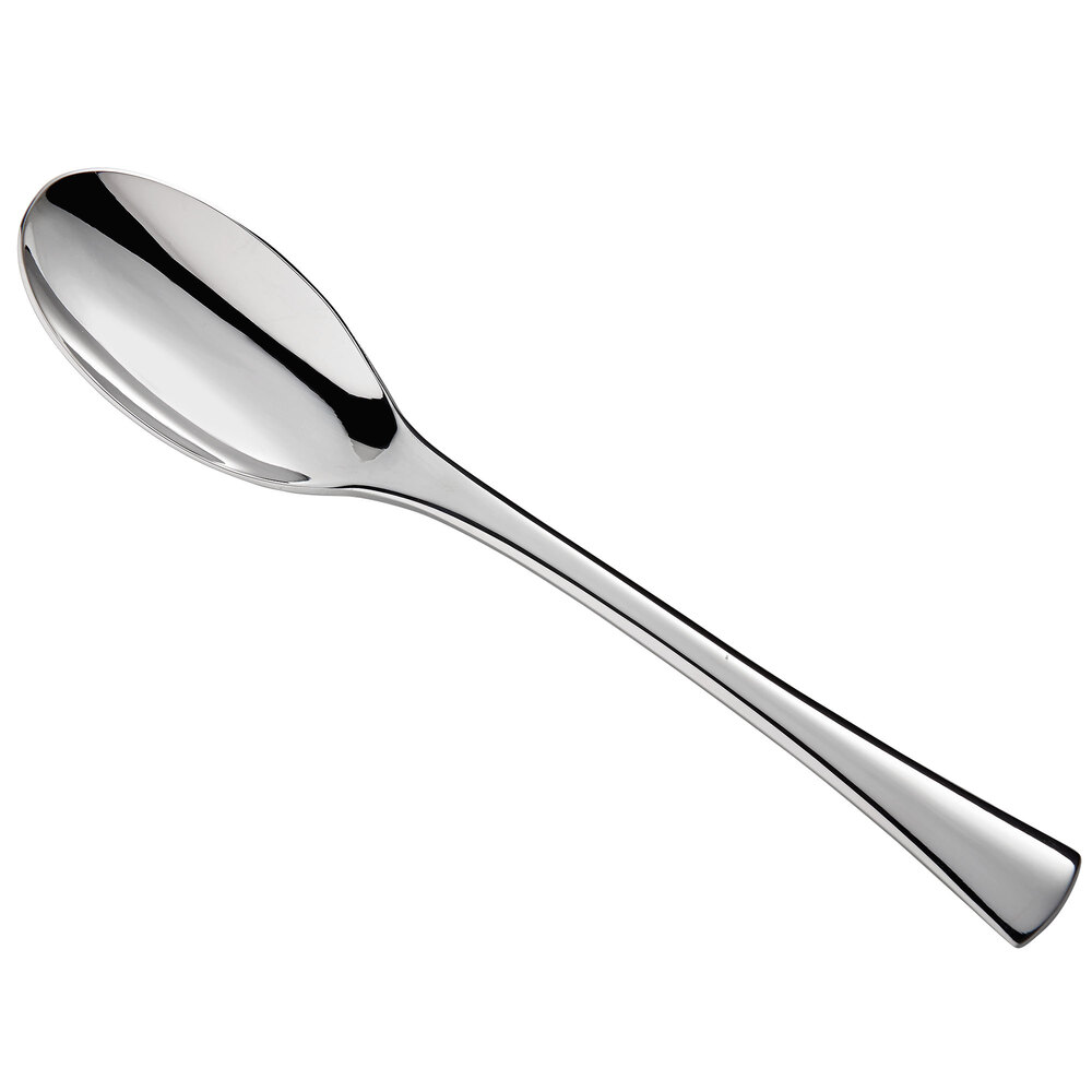 Reserve by Libbey 944-002 Lucine 8 1/2" 18/10 Stainless Steel Extra Heavy Weight Dessert Spoon - 12/Case