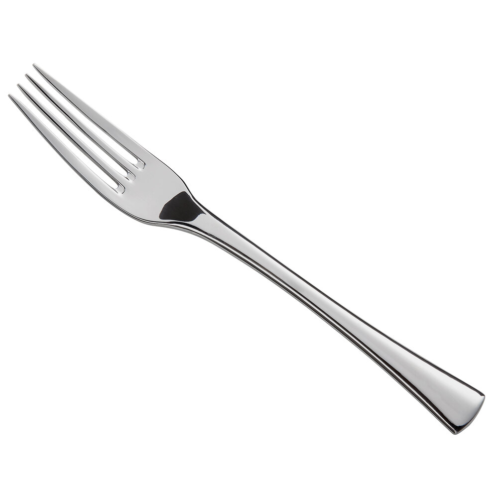 Reserve by Libbey 944-038 Lucine 7 1/2" 18/10 Stainless Steel Extra Heavy Weight Salad Fork - 12/Case
