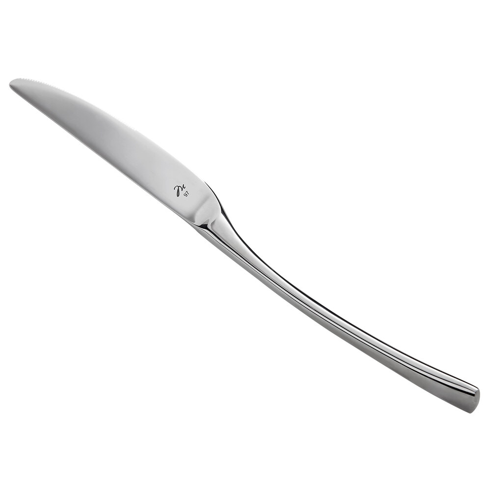 Reserve by Libbey 944-5501S Lucine 9 5/8" 18/10 Stainless Steel Extra Heavy Weight Stand-Up Dinner Knife - 12/Case
