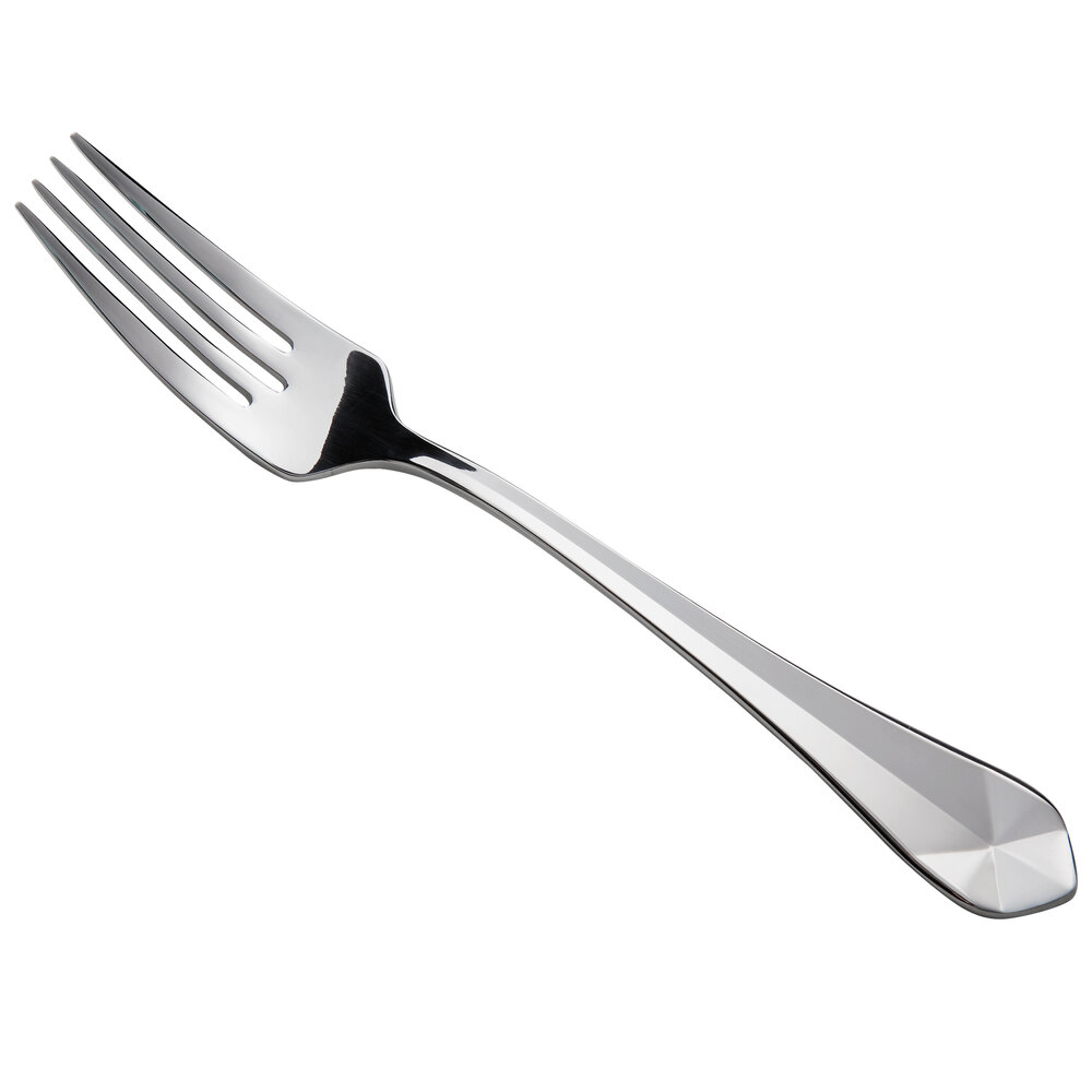 Reserve by Libbey 945-027 Audrey 8 1/8" 18/10 Stainless Steel Extra Heavy Weight Dinner Fork - 12/Case