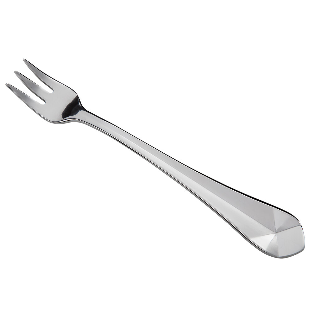 Reserve by Libbey 945-029 Audrey 5 7/8" 18/10 Stainless Steel Extra Heavy Weight Cocktail Fork - 12/Case