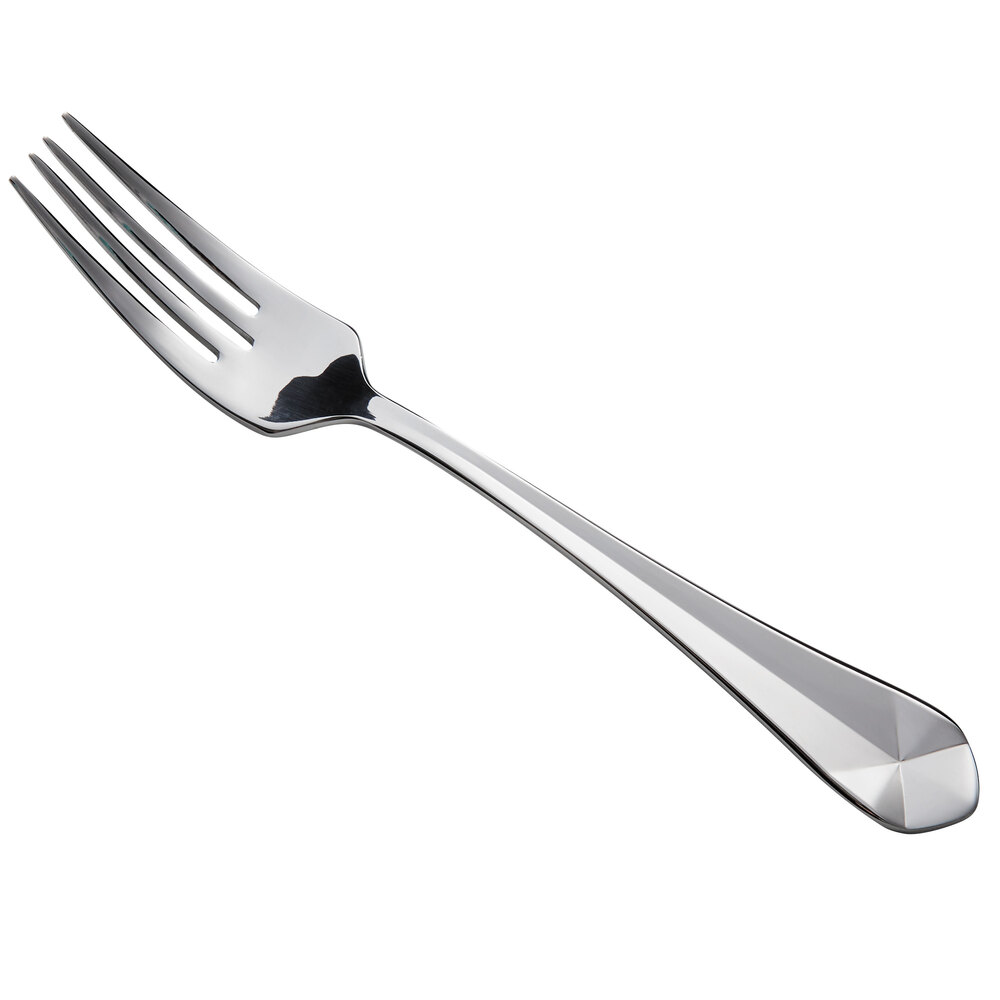 Reserve by Libbey 945-038 Audrey 7" 18/10 Stainless Steel Extra Heavy Weight Salad Fork - 12/Case