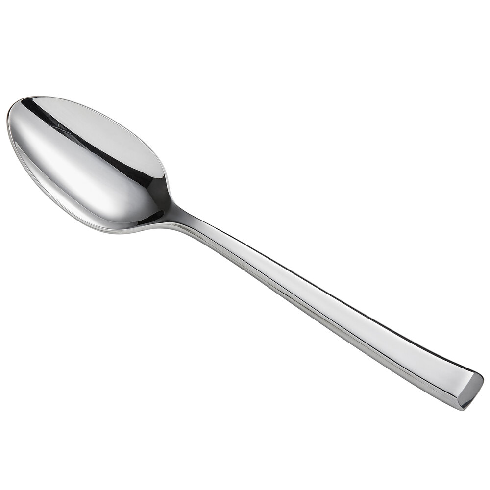 Reserve by Libbey 947 002 Santorini Mirror 7 1/4" 18/10 Stainless Steel Extra Heavy Weight Dessert Spoon - 12/Case