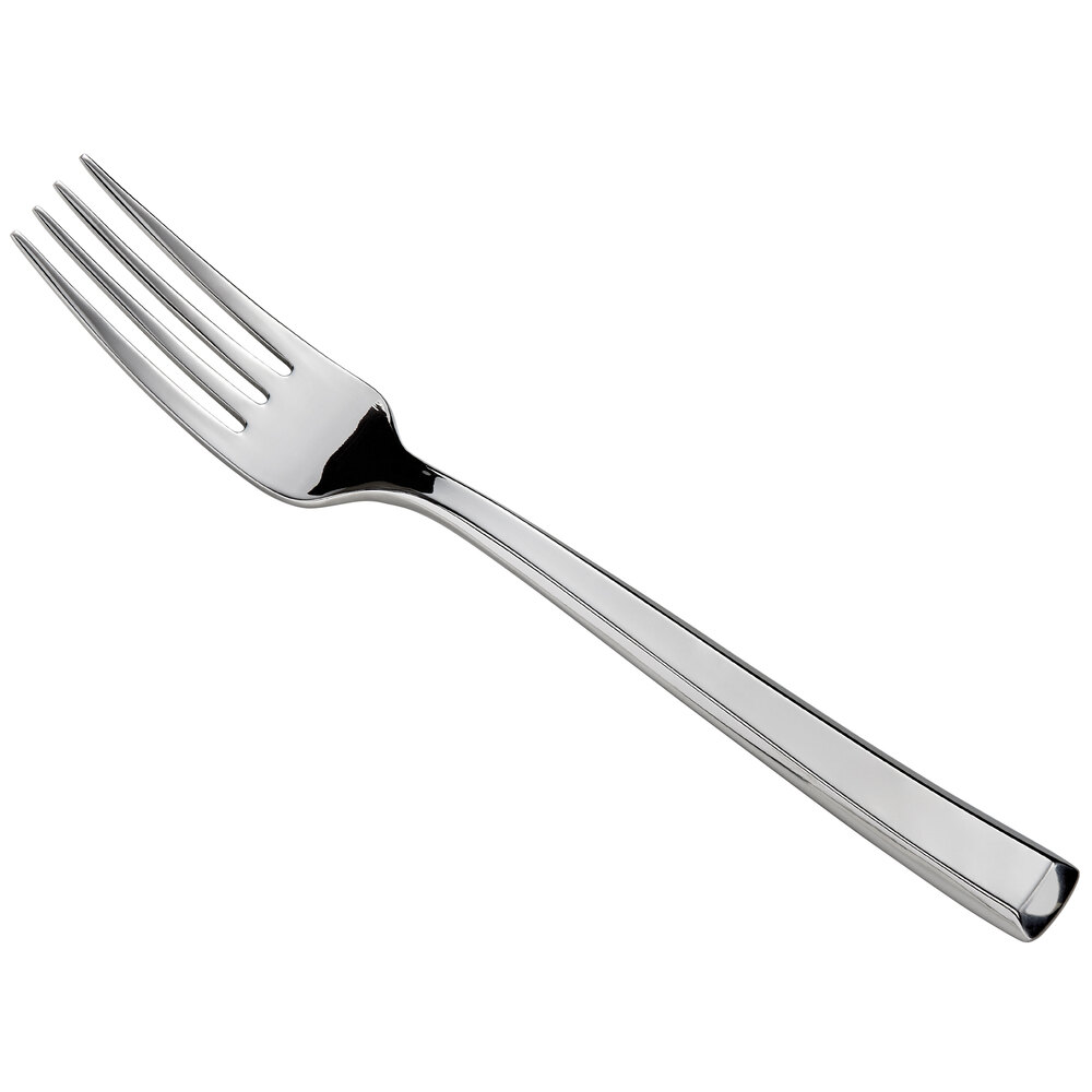 Reserve by Libbey 947 027 Santorini Mirror 8 1/4" 18/10 Stainless Steel Extra Heavy Weight Dinner Fork - 12/Case