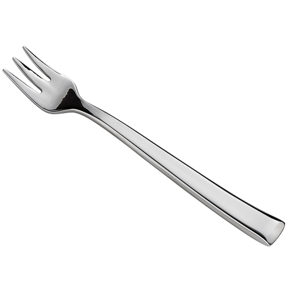 Reserve by Libbey 947 029 Santorini Mirror 5 1/2" 18/10 Stainless Steel Extra Heavy Weight Cocktail Fork - 12/Case