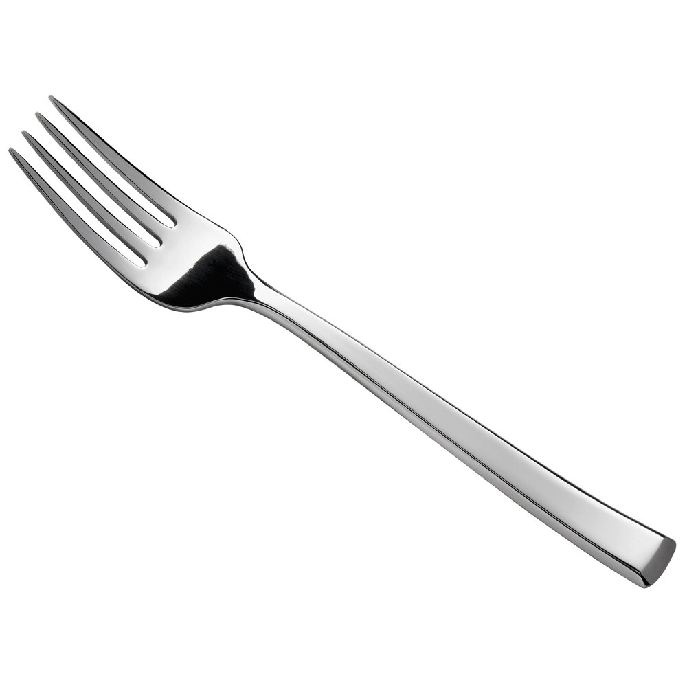 Reserve by Libbey 947 038 Santorini Mirror 7 1/4" 18/10 Stainless Steel Extra Heavy Weight Salad Fork - 12/Case
