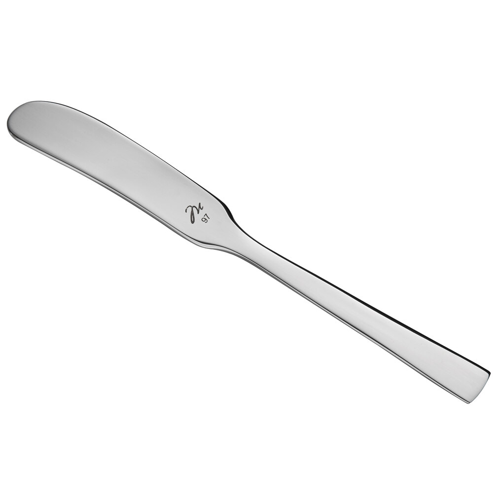 Reserve by Libbey 947 053 Santorini Mirror 5 3/4" 18/10 Stainless Steel Extra Heavy Weight Butter Spreader - 12/Case