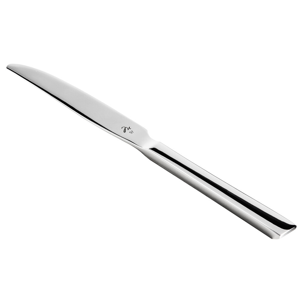 Reserve by Libbey 947 554 Santorini Mirror 7 1/4" 18/10 Stainless Steel Extra Heavy Weight Bread / Butter Knife - 12/Case