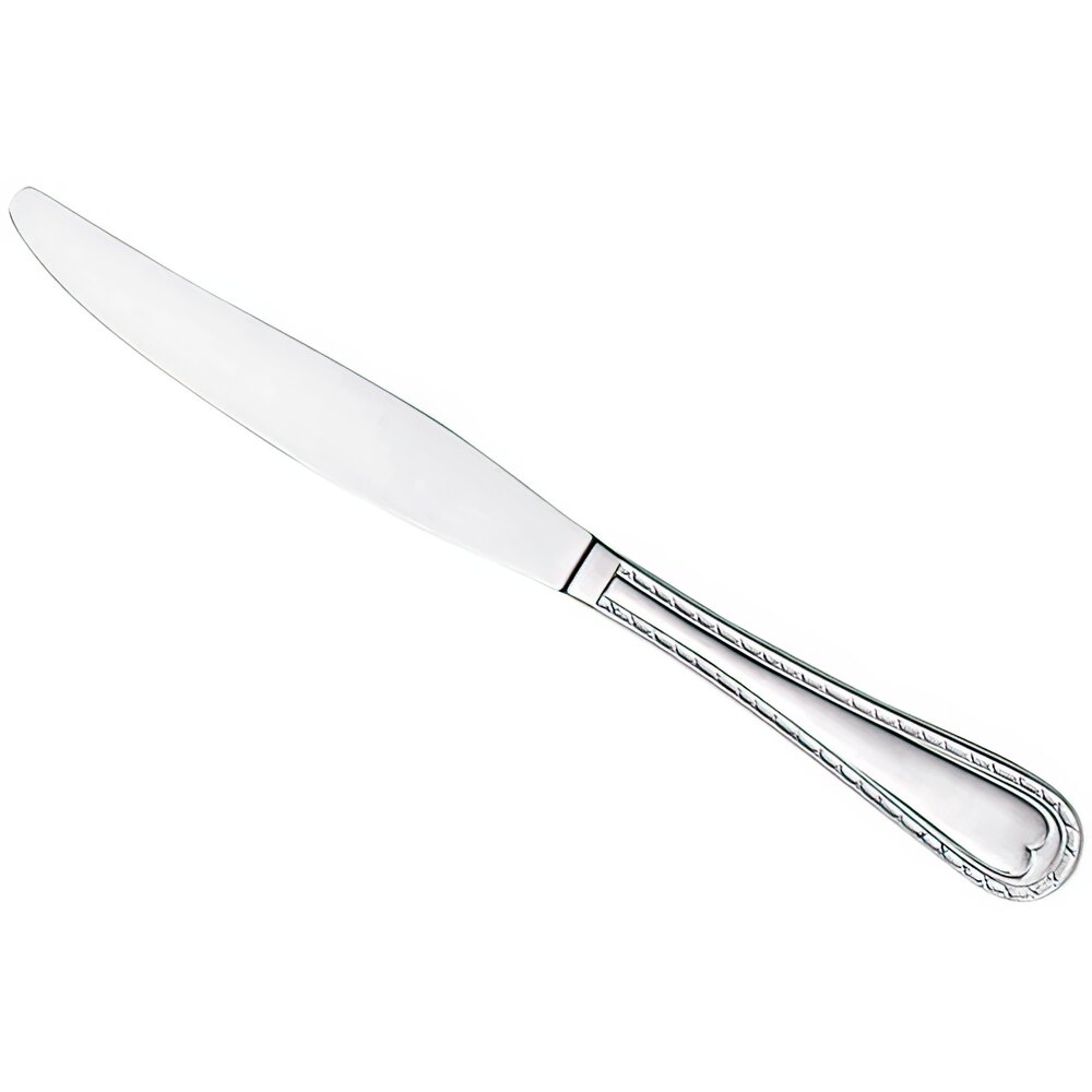 Reserve by Libbey Saddlebrook 9 1/2" 18/10 Stainless Steel Extra Heavy Weight Dinner Knife - 12/Case