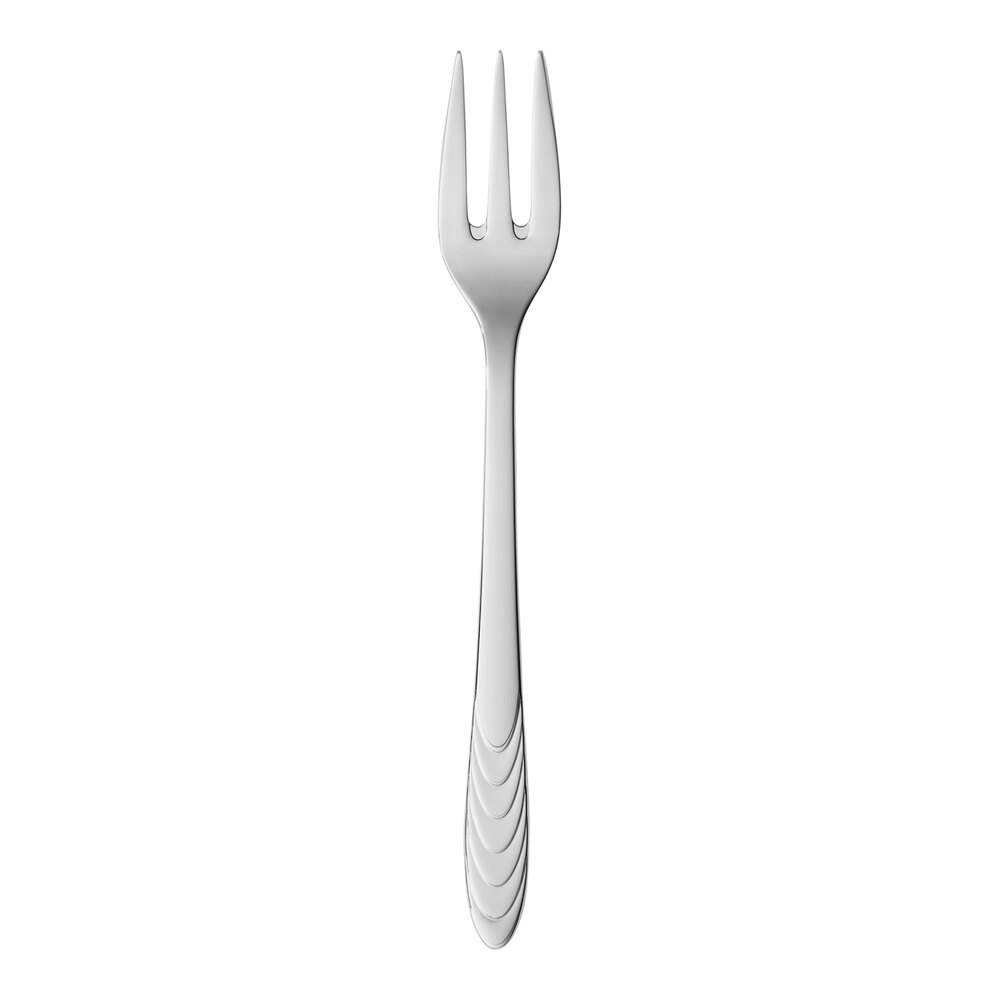 Reserve by Libbey Caparica 6 3/16" 18/10 Stainless Steel Extra Heavy Weight Cocktail Fork - 12/Case