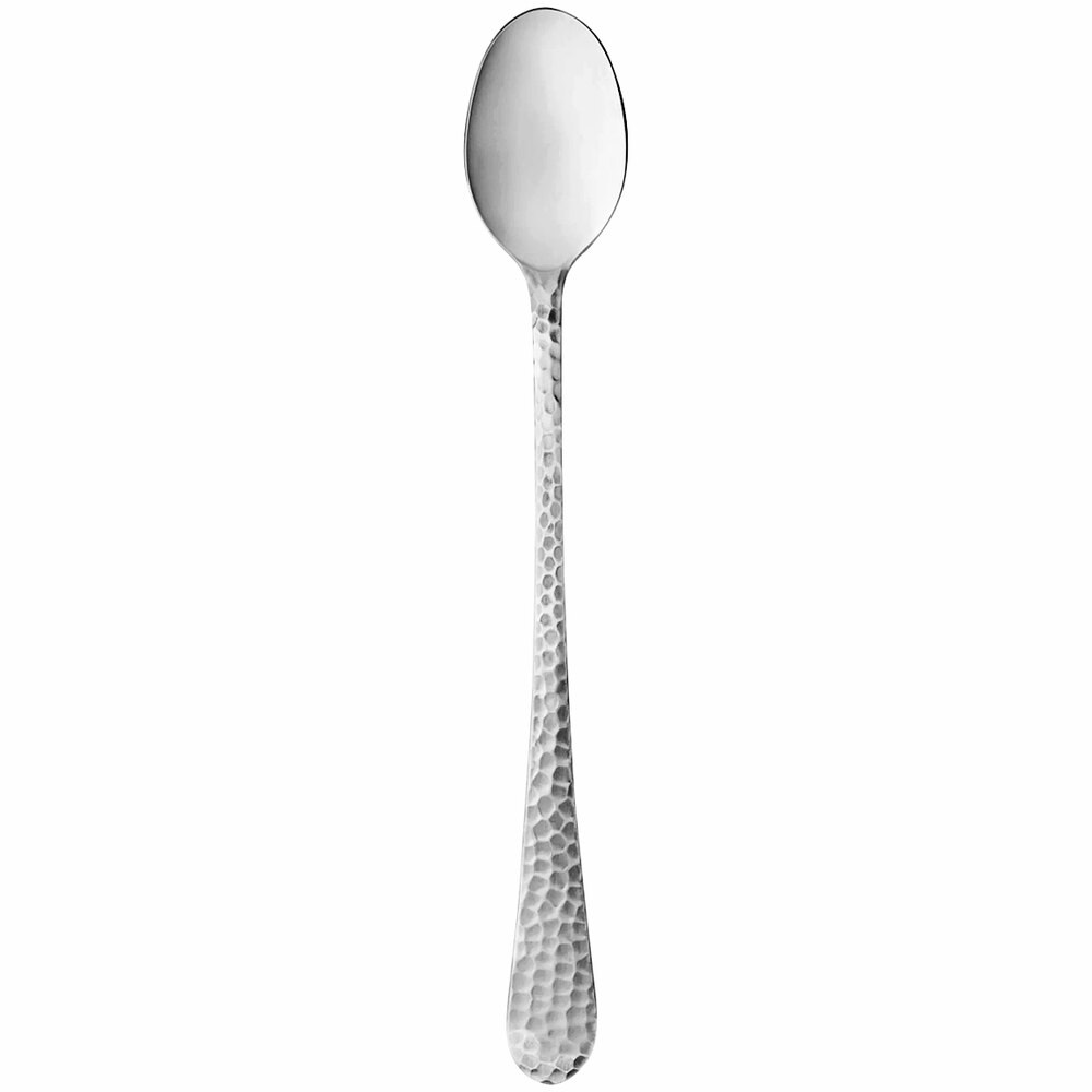 Reserve by Libbey Atlantica 7 5/8" 18/10 Stainless Steel Extra Heavy Weight Iced Tea Spoon - 12/Case
