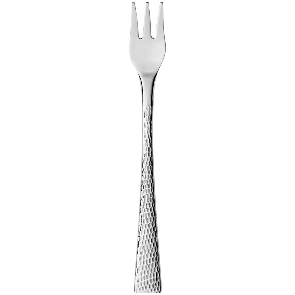 Reserve by Libbey Atlantica 5 1/2" 18/10 Stainless Steel Extra Heavy Weight Cocktail Fork - 12/Case