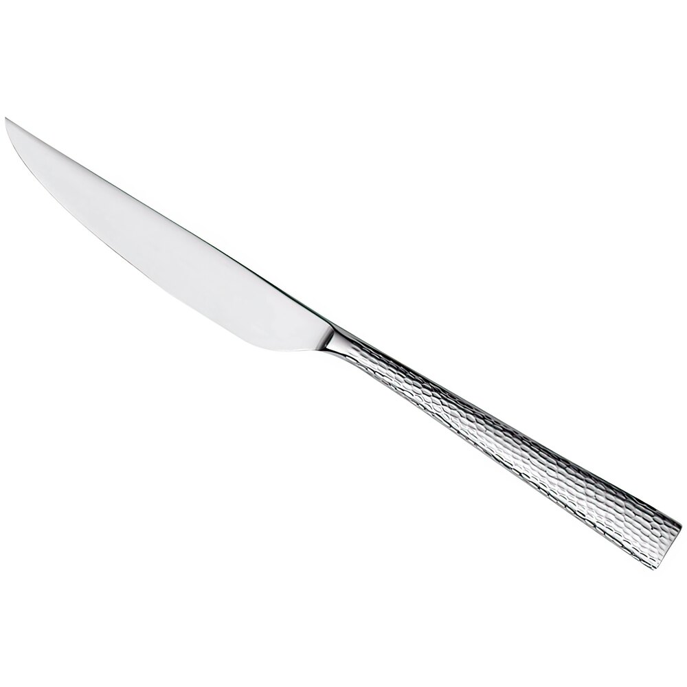 Reserve by Libbey Atlantica 9 5/8" 18/10 Stainless Steel Extra Heavy Weight Steak Knife - 12/Case