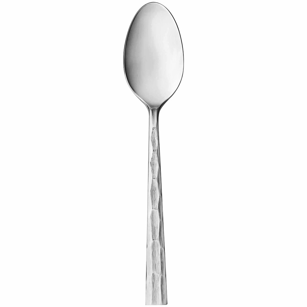 Reserve by Libbey Silver Forest 7 1/4" 18/10 Stainless Steel Extra Heavy Weight Dessert Spoon - 12/Case