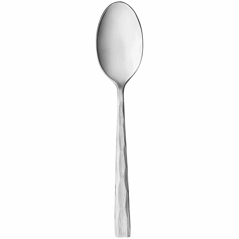 Reserve by Libbey Silver Forest 4 3/8" 18/10 Stainless Steel Extra Heavy Weight Demitasse Spoon - 12/Case