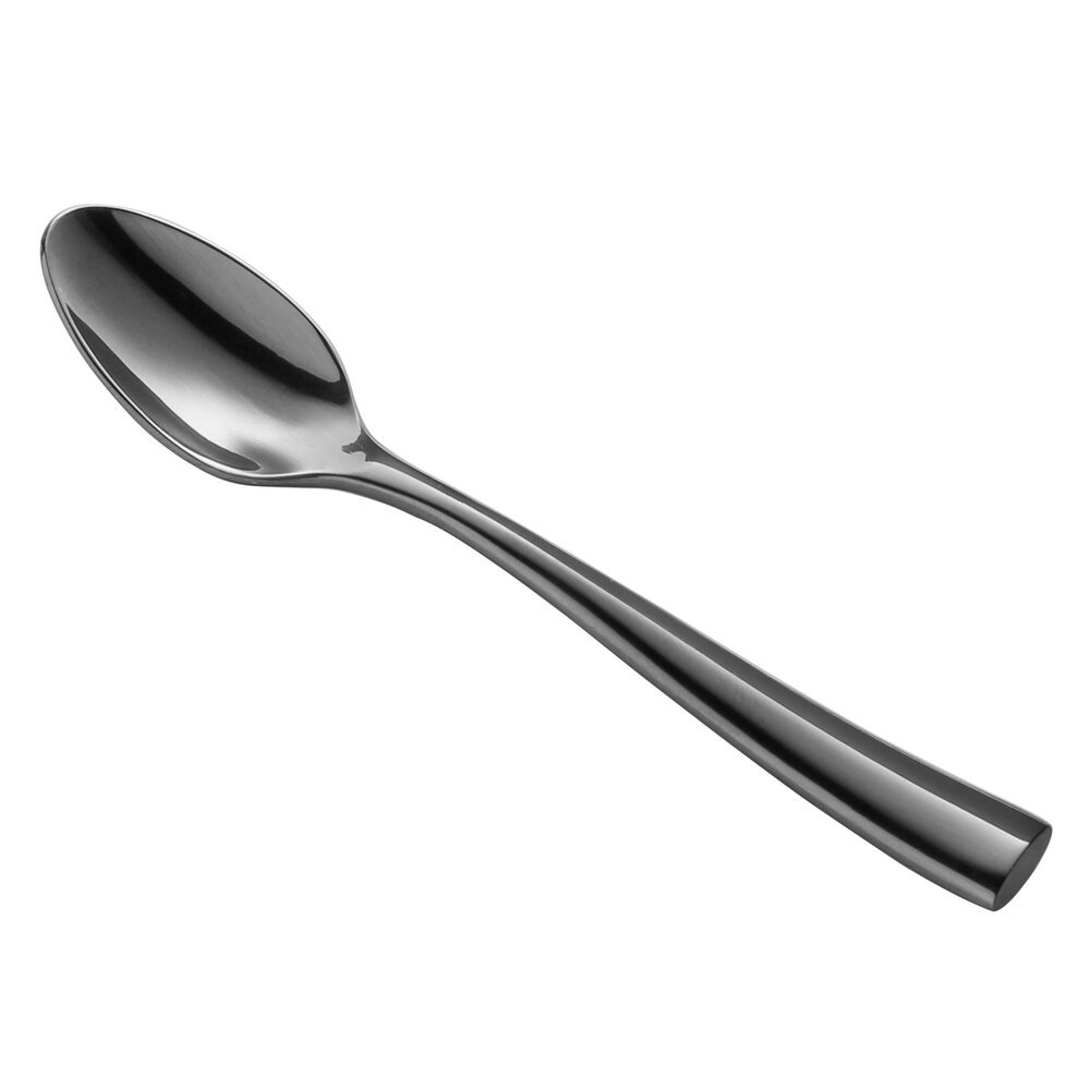 Reserve by Libbey 957 007 Aspect 4 1/4" 18/10 Stainless Steel Extra Heavy Weight Demitasse Spoon - 12/Case