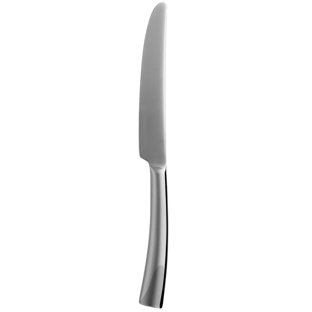 Reserve by Libbey 957 5501 Aspect 9 3/8" 18/10 Stainless Steel Extra Heavy Weight Dinner Knife - 12/Case
