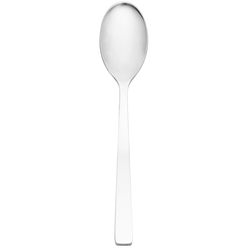 Libbey 962 002 Oceanside 7 1/4" 18/0 Stainless Steel Heavy Weight Dessert Spoon - 36/Case
