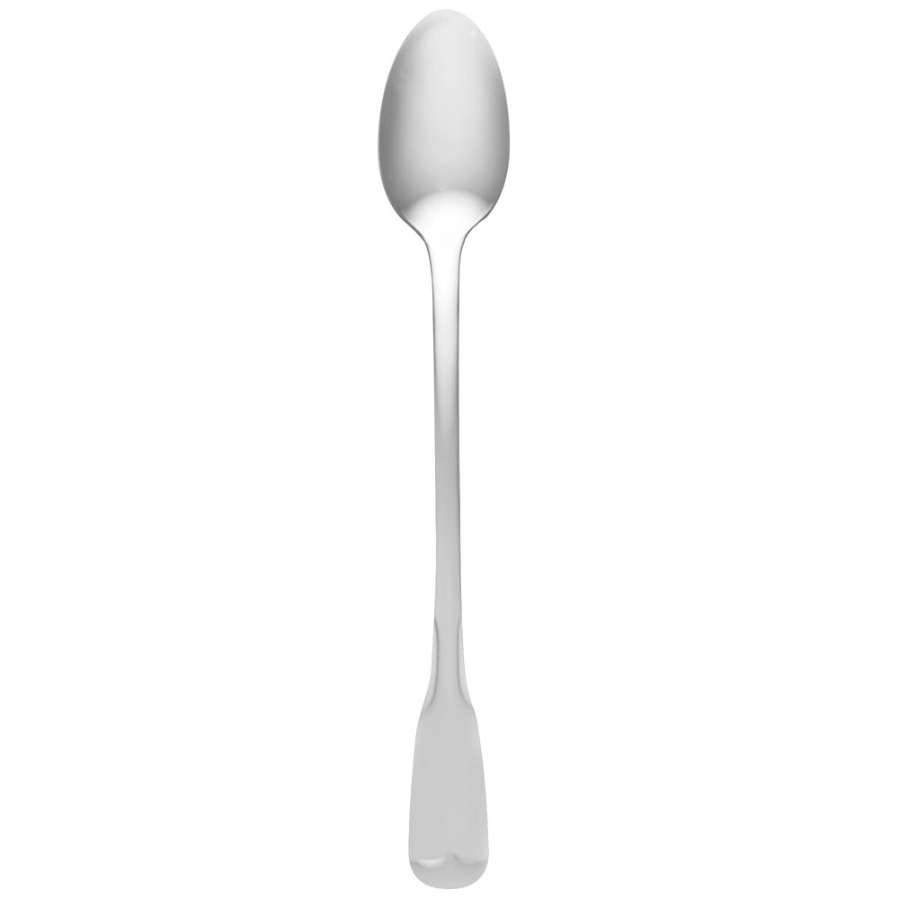 World Tableware 965 021 Columbus 7 5/8" 18/0 Stainless Steel Heavy Weight Iced Tea Spoon - 36/Case