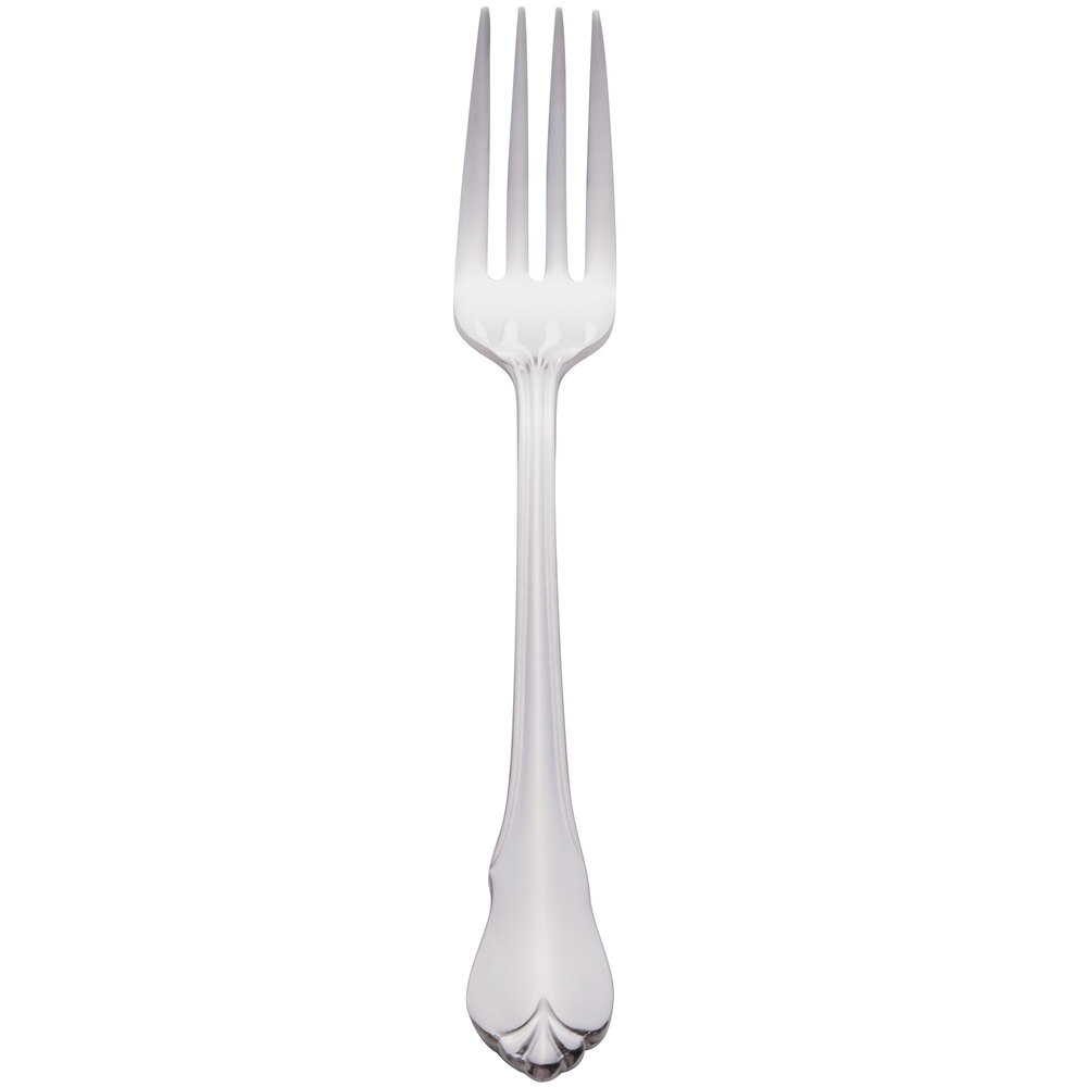 Libbey 967 030 Diana 7 1/4" 18/0 Stainless Steel Heavy Weight Dessert Fork - 36/Case