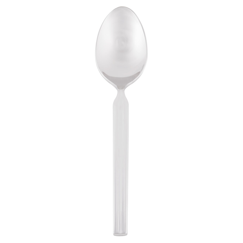 Libbey 969 002 Madison 7 1/4" 18/8 Stainless Steel Extra Heavy Weight Dessert Spoon - 36/Case